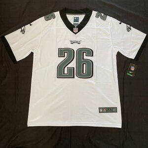 NFL Philadelphia Eagles Saquon Barkley #26 Nike Mens White Jersey Sz XL